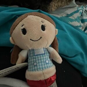 Hallmark Plush Doll with Red Shoes and Blue Dress